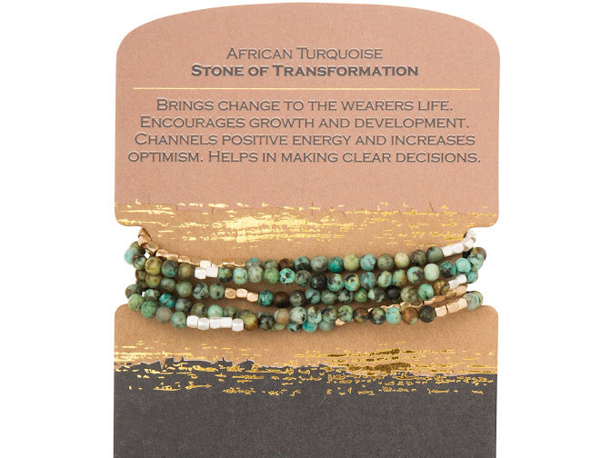 Stone Wrap Bracelet/Necklace