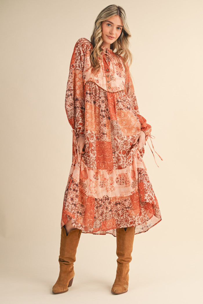 Horizon Patchwork Dress