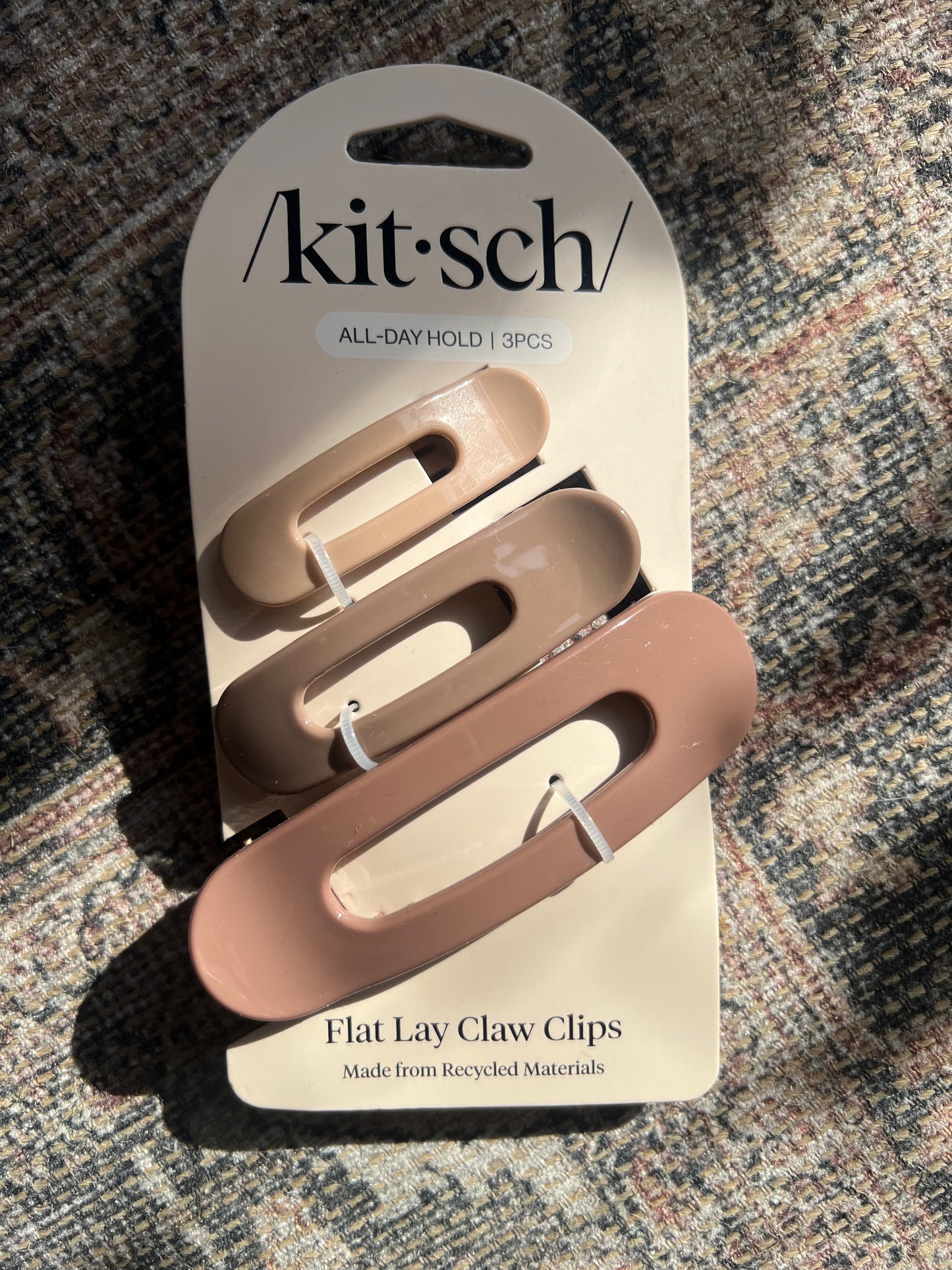 Flat Lay Claw Clip - Terracotta