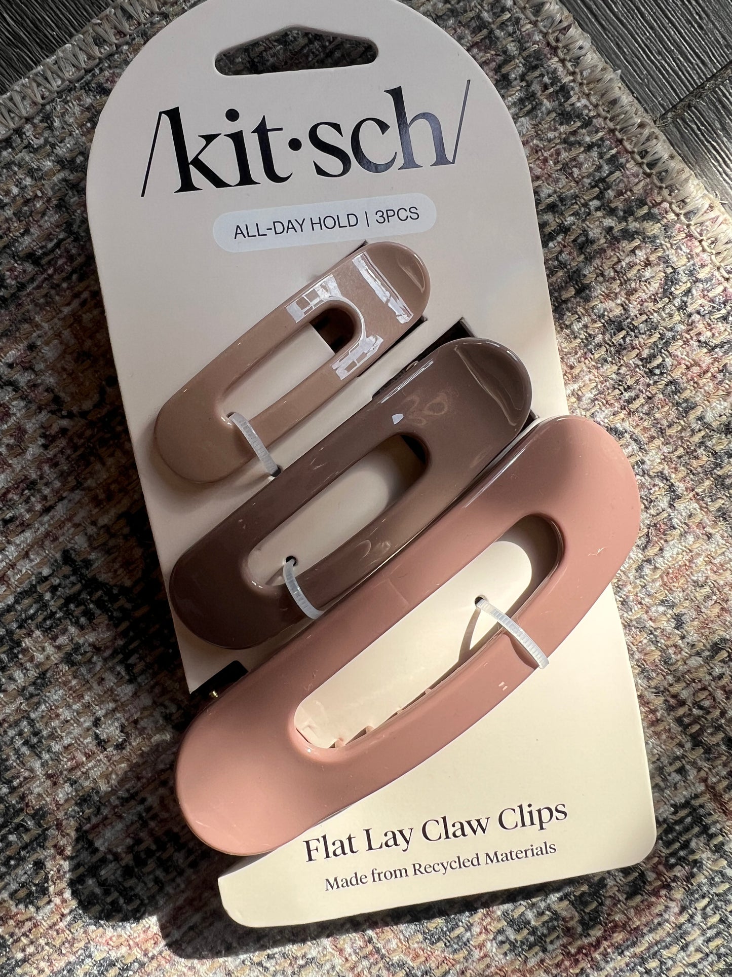 Flat Lay Claw Clip - Terracotta