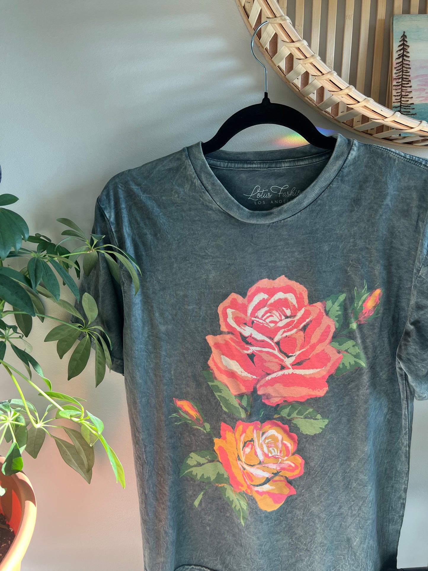 Painted Roses Boyfriend Tee