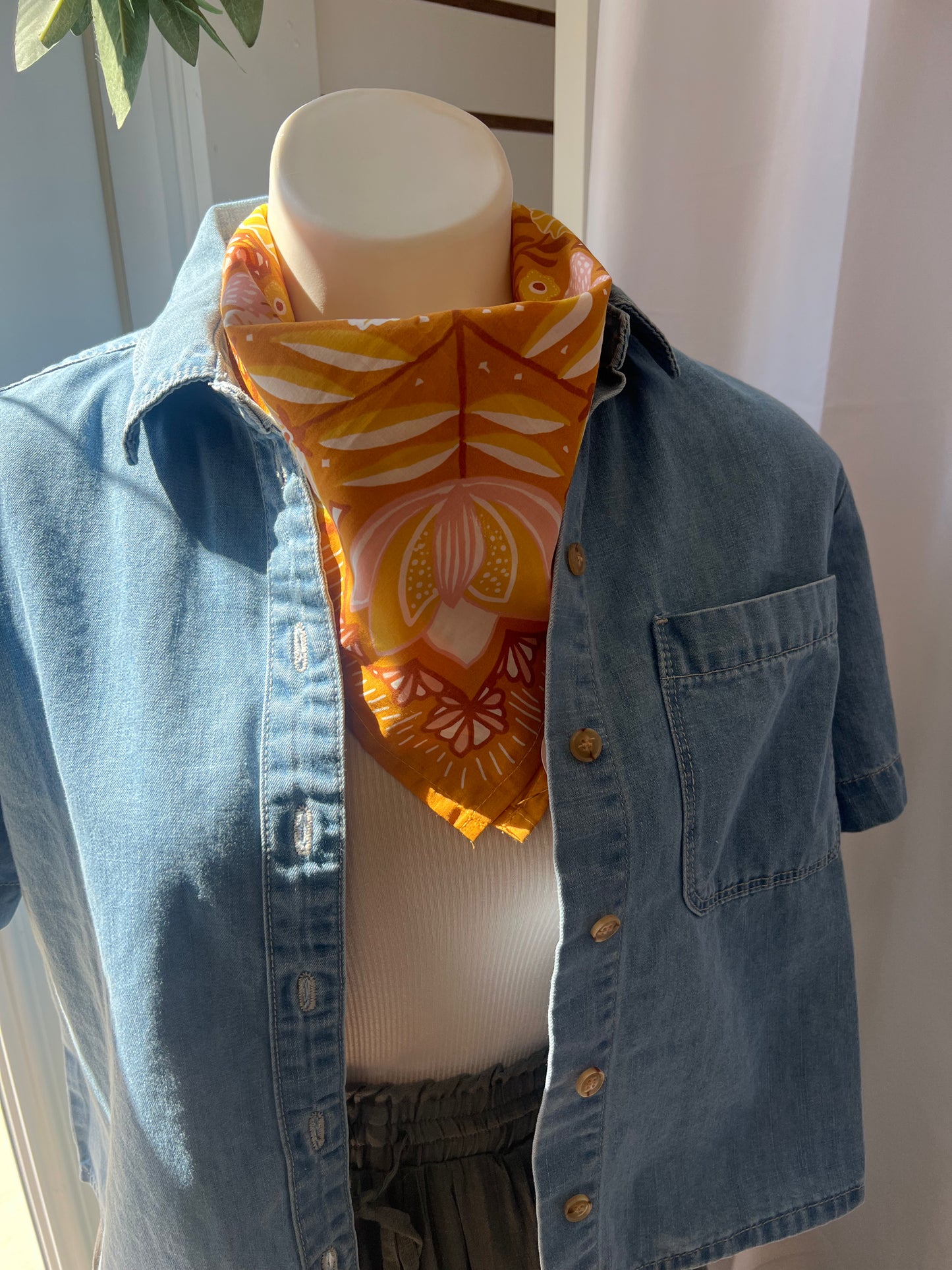 Willow Denim Top