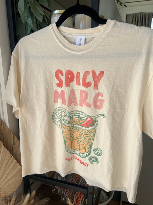 The Spicy Marg Crop Tee