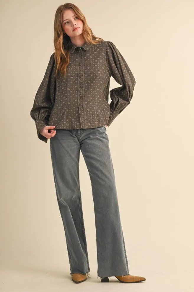 Cocoa Bloom Top