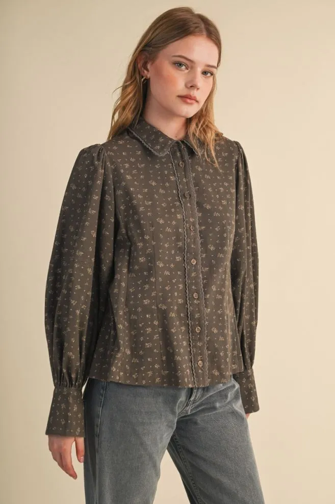 Cocoa Bloom Top