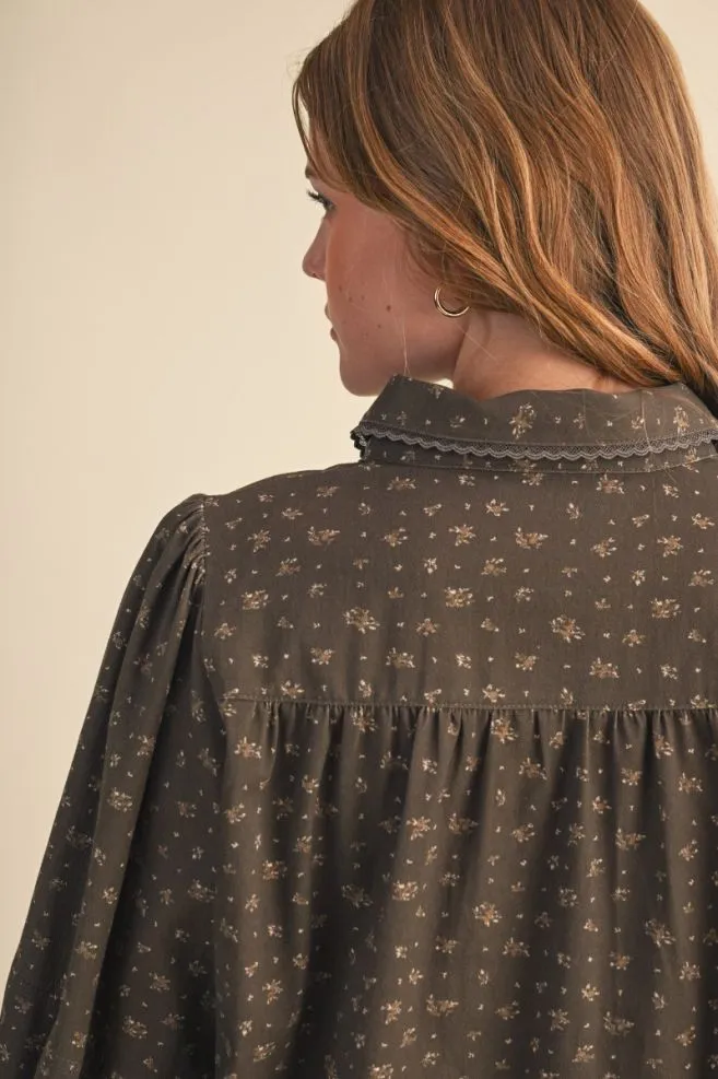 Cocoa Bloom Top