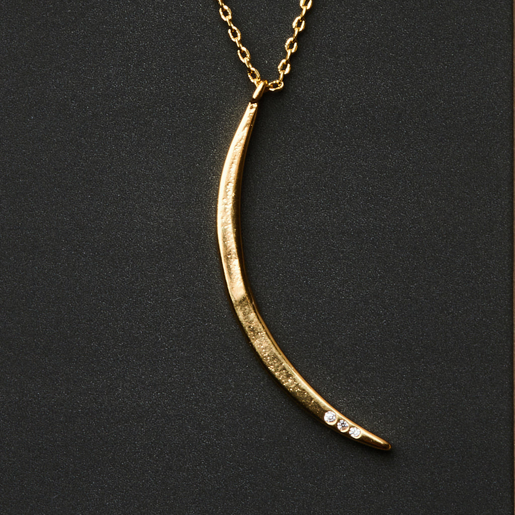 Refined Necklace Collection-Gibbous Slice