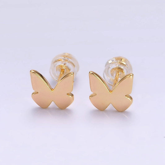 Mini Butterfly Stud-16K Gold Filled