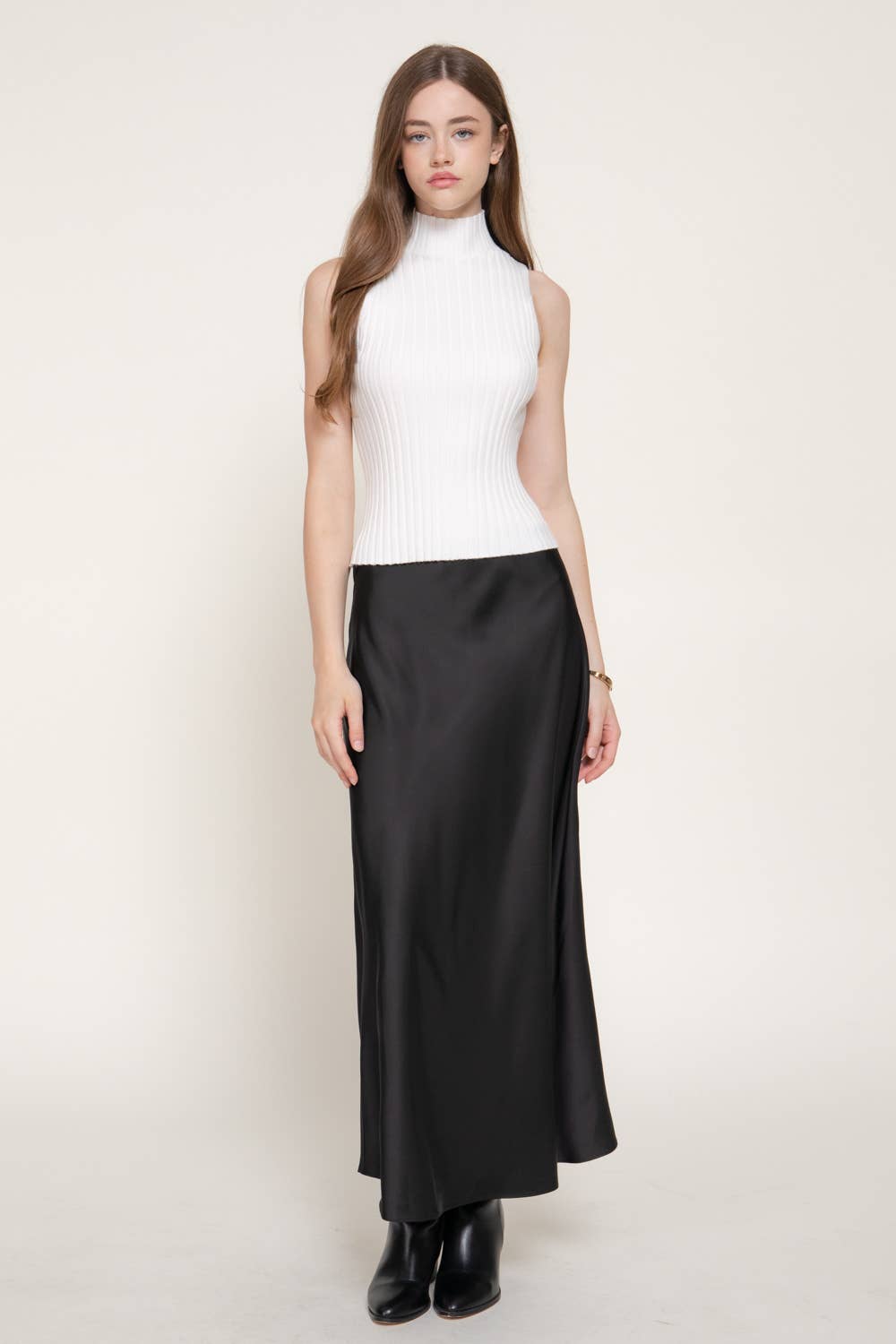 The Afterglow Satin Skirt