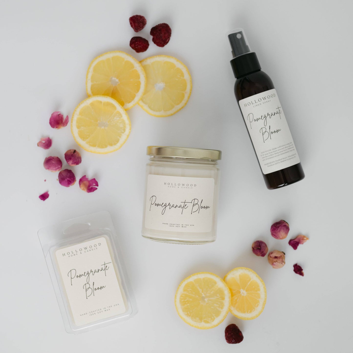 POMEGRANATE BLOOM | 8 OZ CANDLE