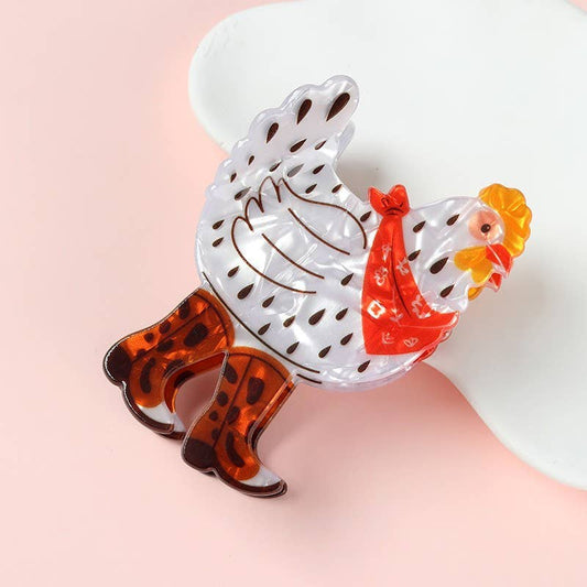 Boot Scootin' Chicken Clip