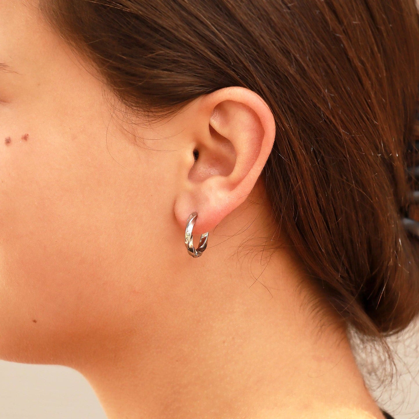 Twisted Hoop Earrings