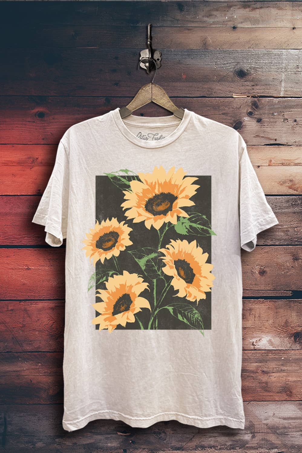 Golden Bloom Boyfriend Tee