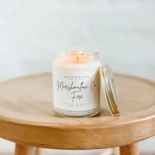 MARSHMALLOW ON FIRE 8 OZ CANDLE