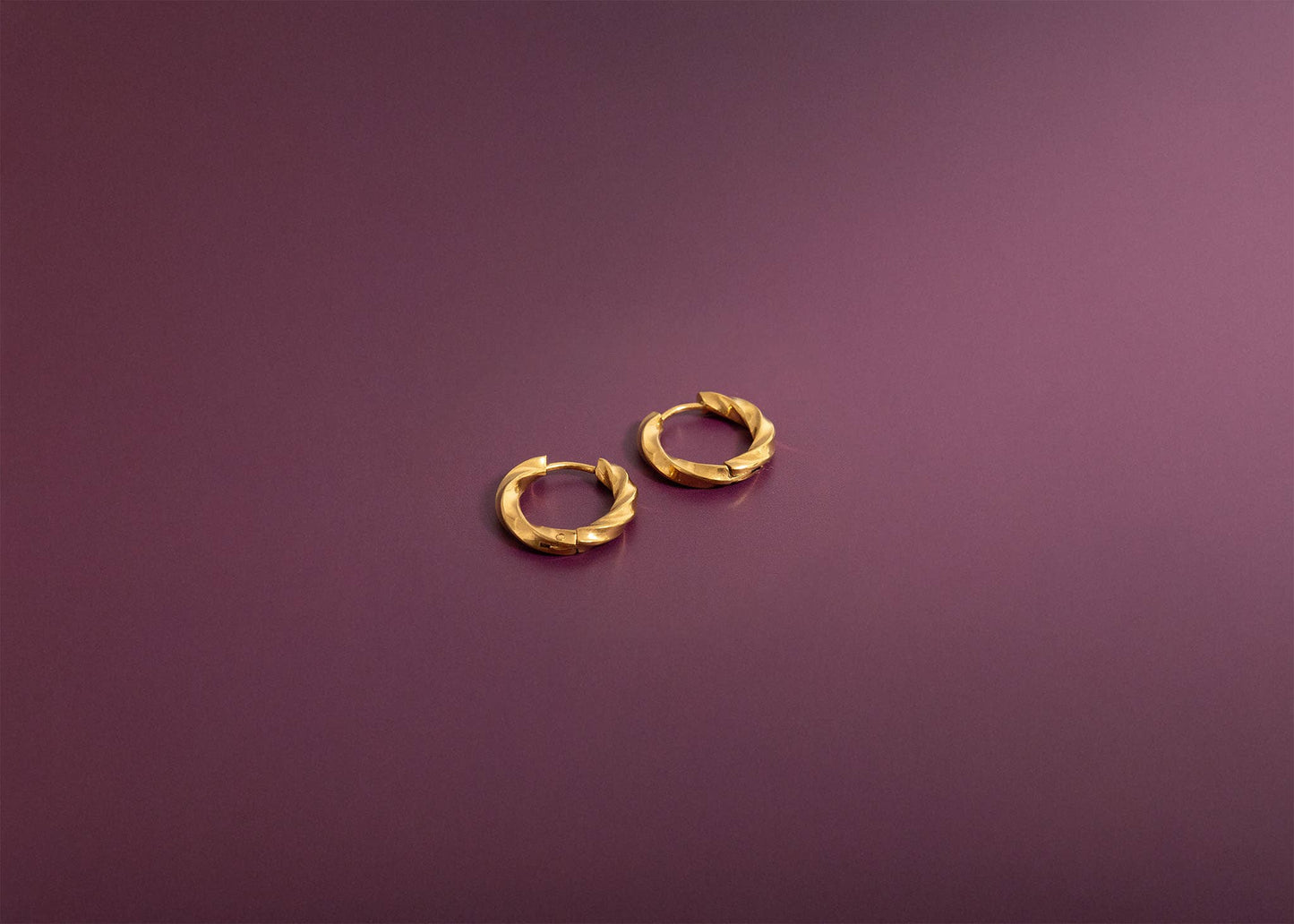 Twisted Hoop Earrings