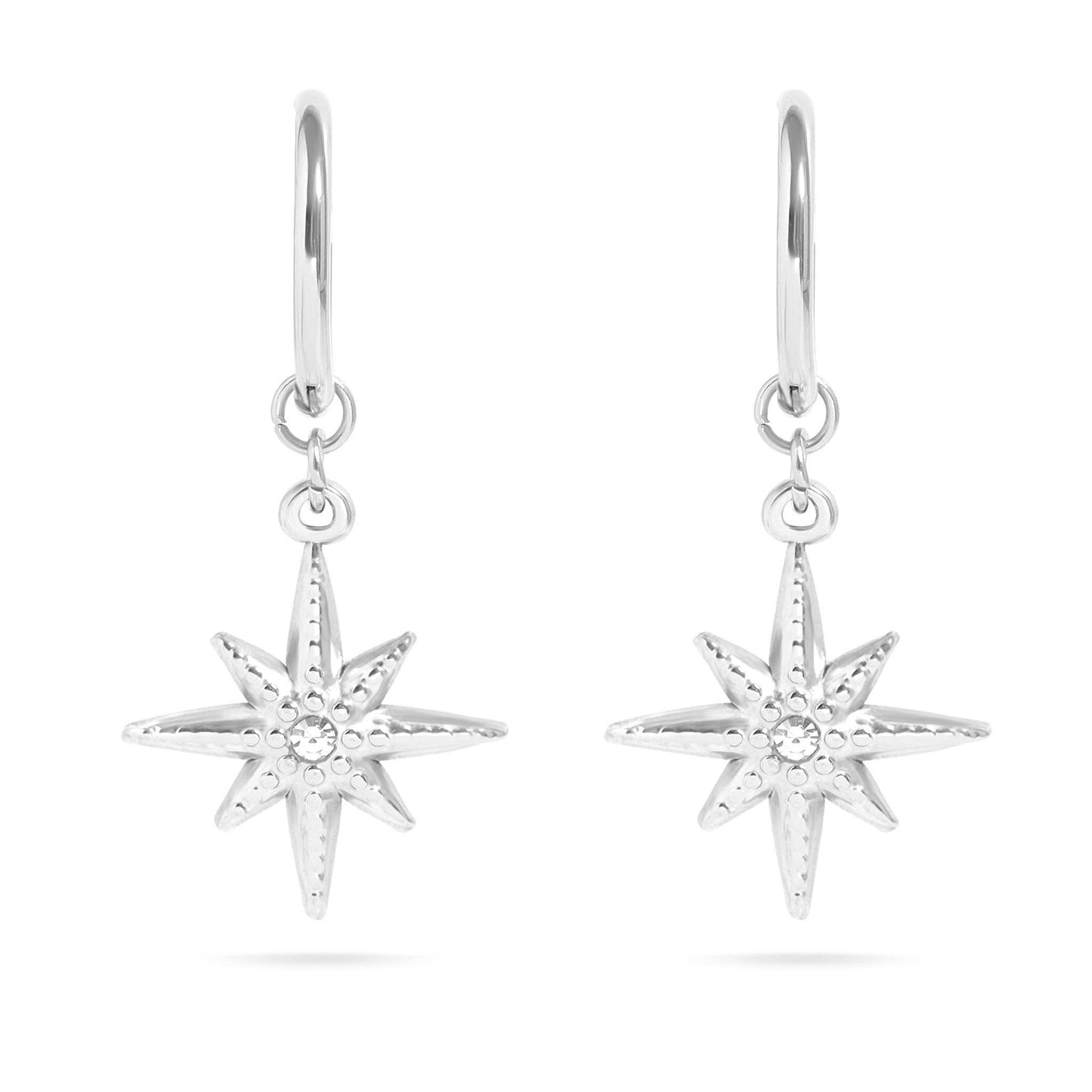 Compass Charm Earrings