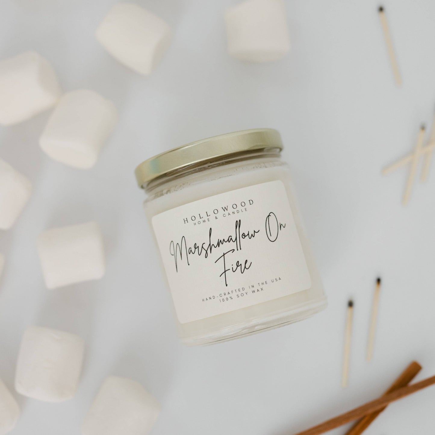MARSHMALLOW ON FIRE | 8 OZ CANDLE