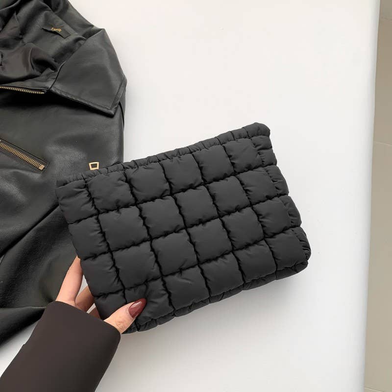 Quilted Makeup Bag