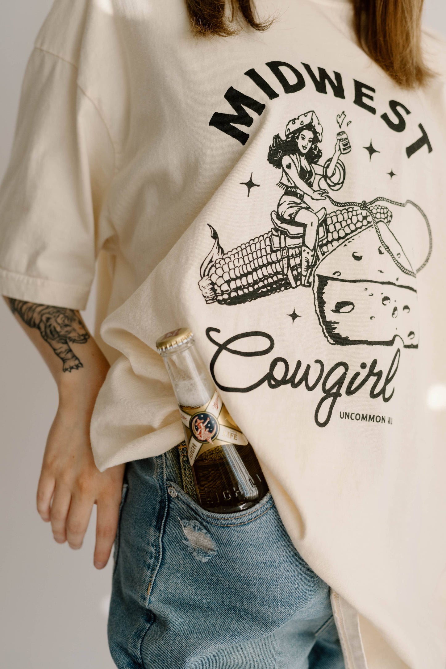 “Midwest Cowgirl” Graphic Tee