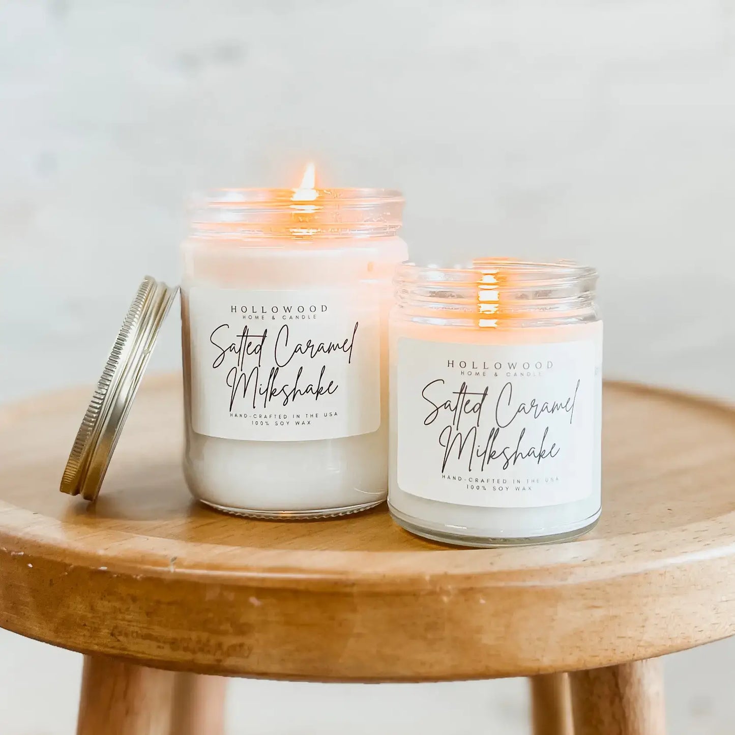 SALTED CARAMEL MILKSHAKE 8 OZ CANDLE