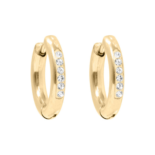 CZ Hoop Earring 15mm