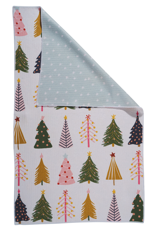 Christmas Trees Tea Towel