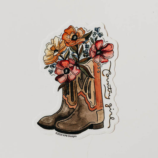 Country Girl Sticker